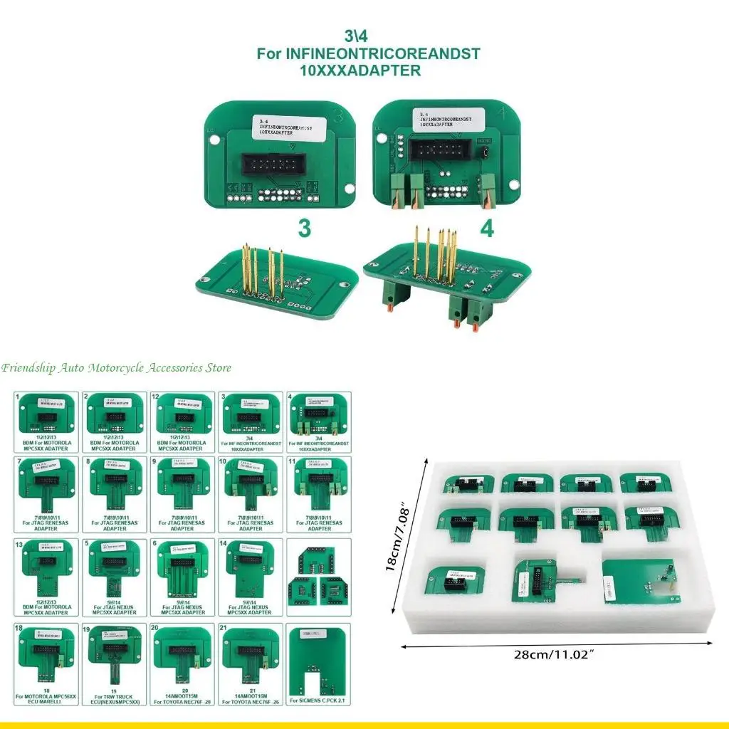 

SZCH 22X BDM FRAME ADAPTER FULL SET для KTAG KTG РАМПА