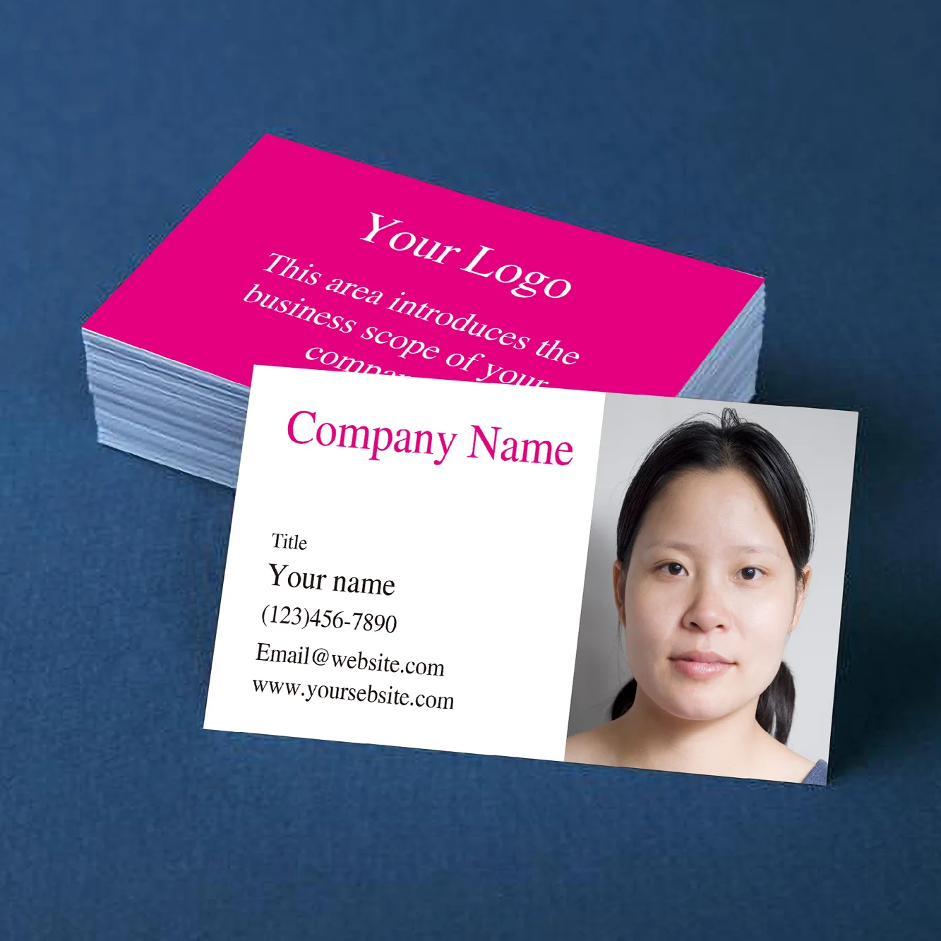 Kartu Kustom Kartu Nama Kartu Hadiah Terima Kasih Untuk Bisnis Kecil Kartu Pos Undangan Pernikahan Logo Pribadi