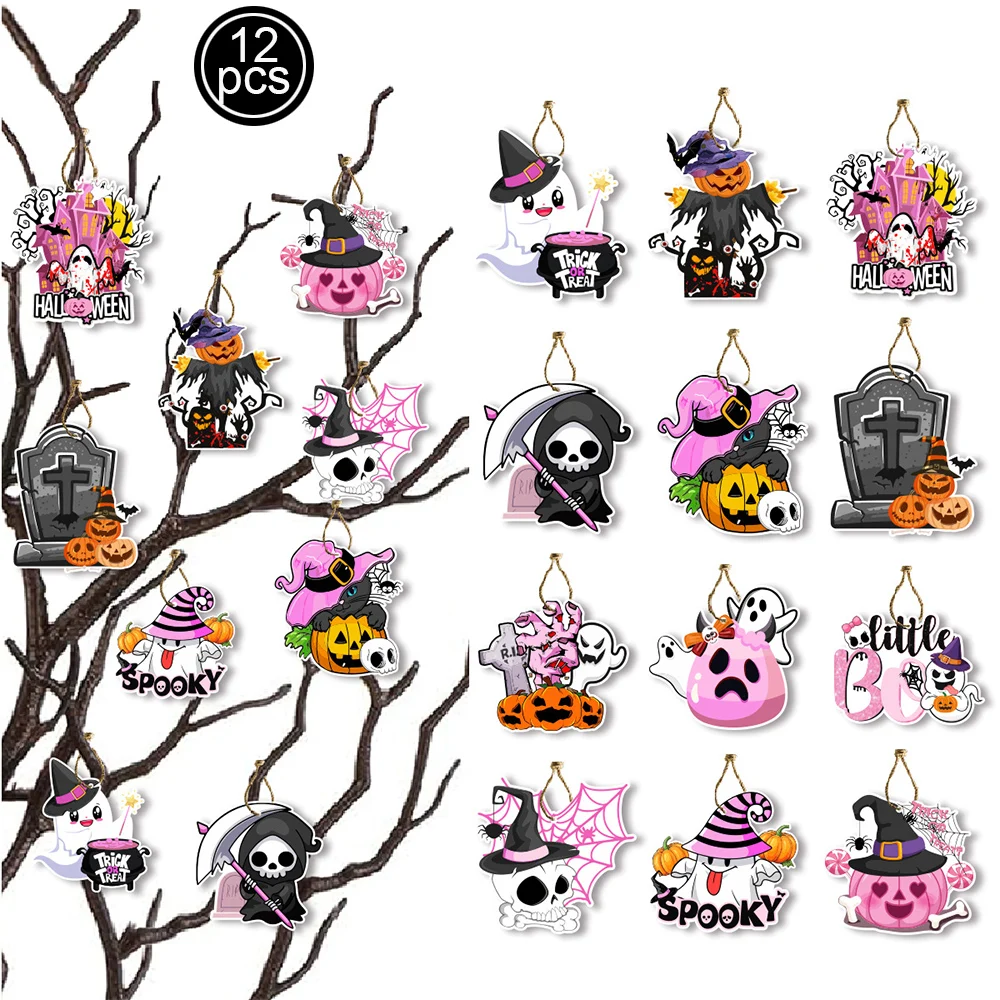 Halloween Paper Hanging Ornaments 6