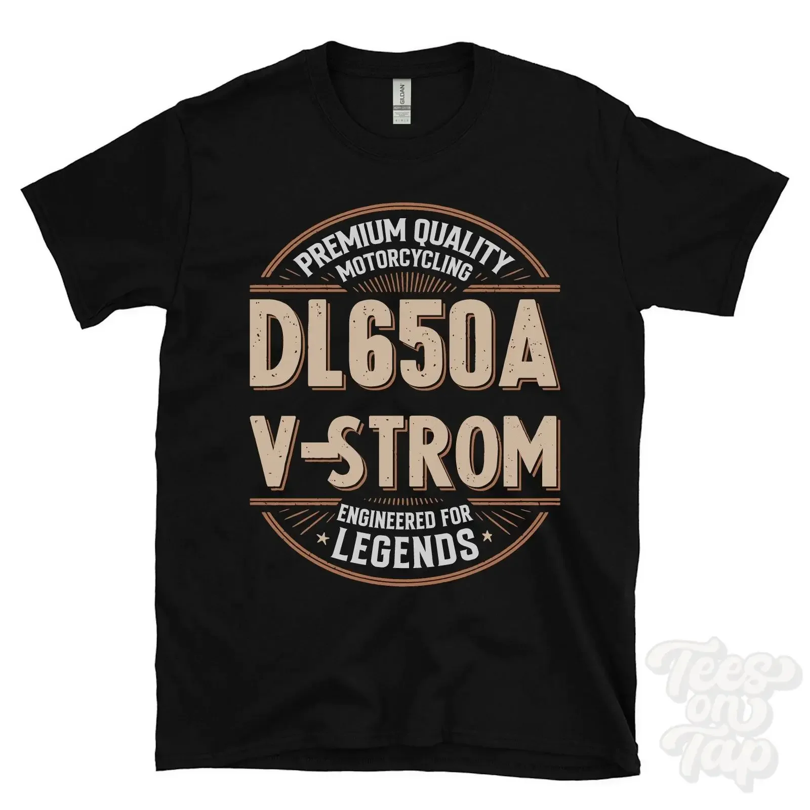 DL650A V STROM T SHIRT PREMIUM QUALITÄT MOTORRAD ENGINEERED FOR LEGENDS vintage Washed fashion designer clothes Soft