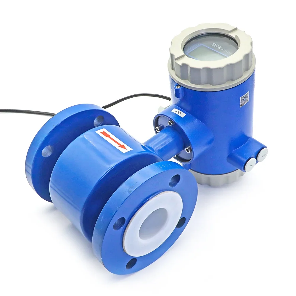 Intelligent Water Meter Flow Sensor Magnetic Flowmeter Sewag RS485 Electromagnetic Flow Meters