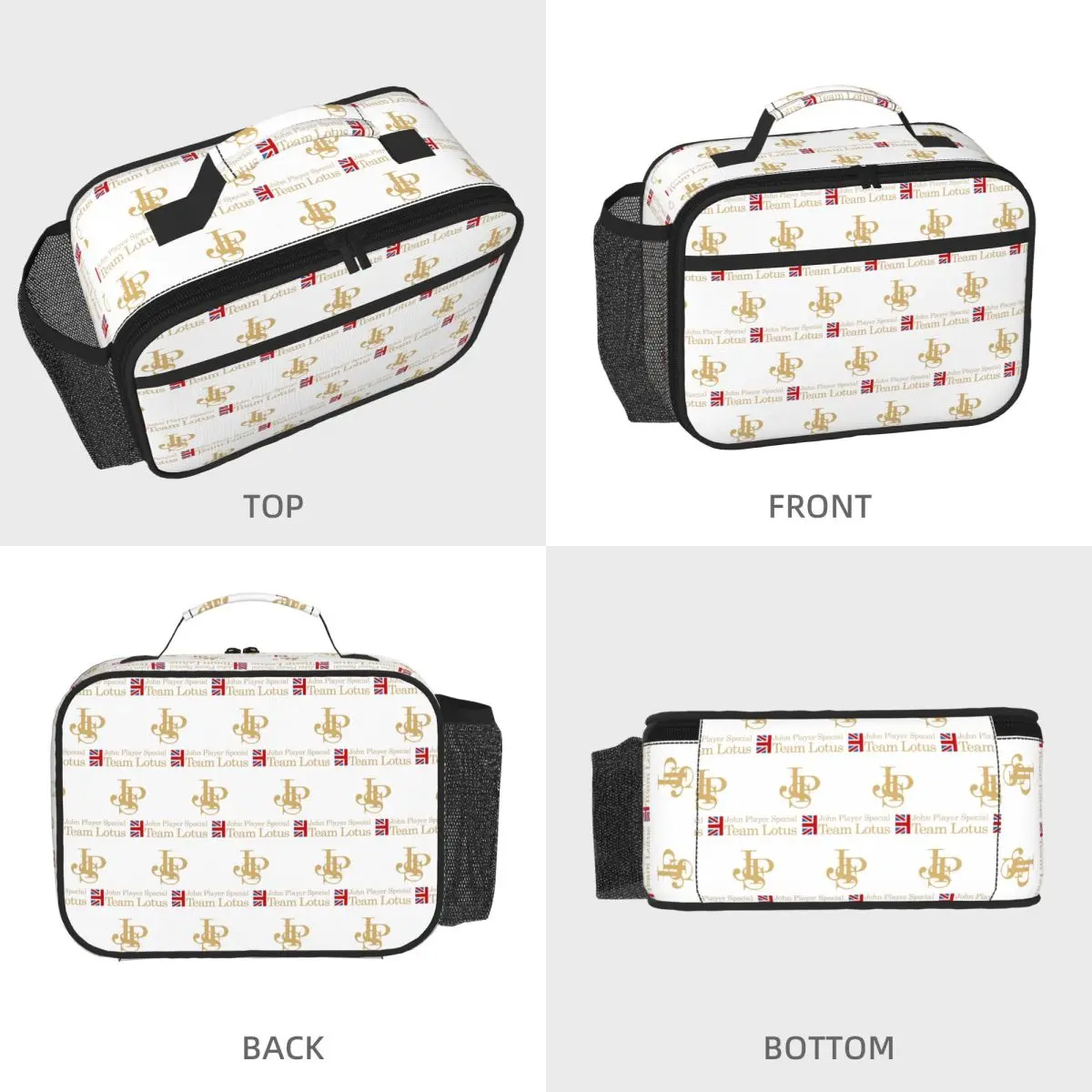 JPS John Player Special Team Insulated Lunch Bag for Women Office Cooler Thermal Food Box Tote Portable Lunch Boxes Container