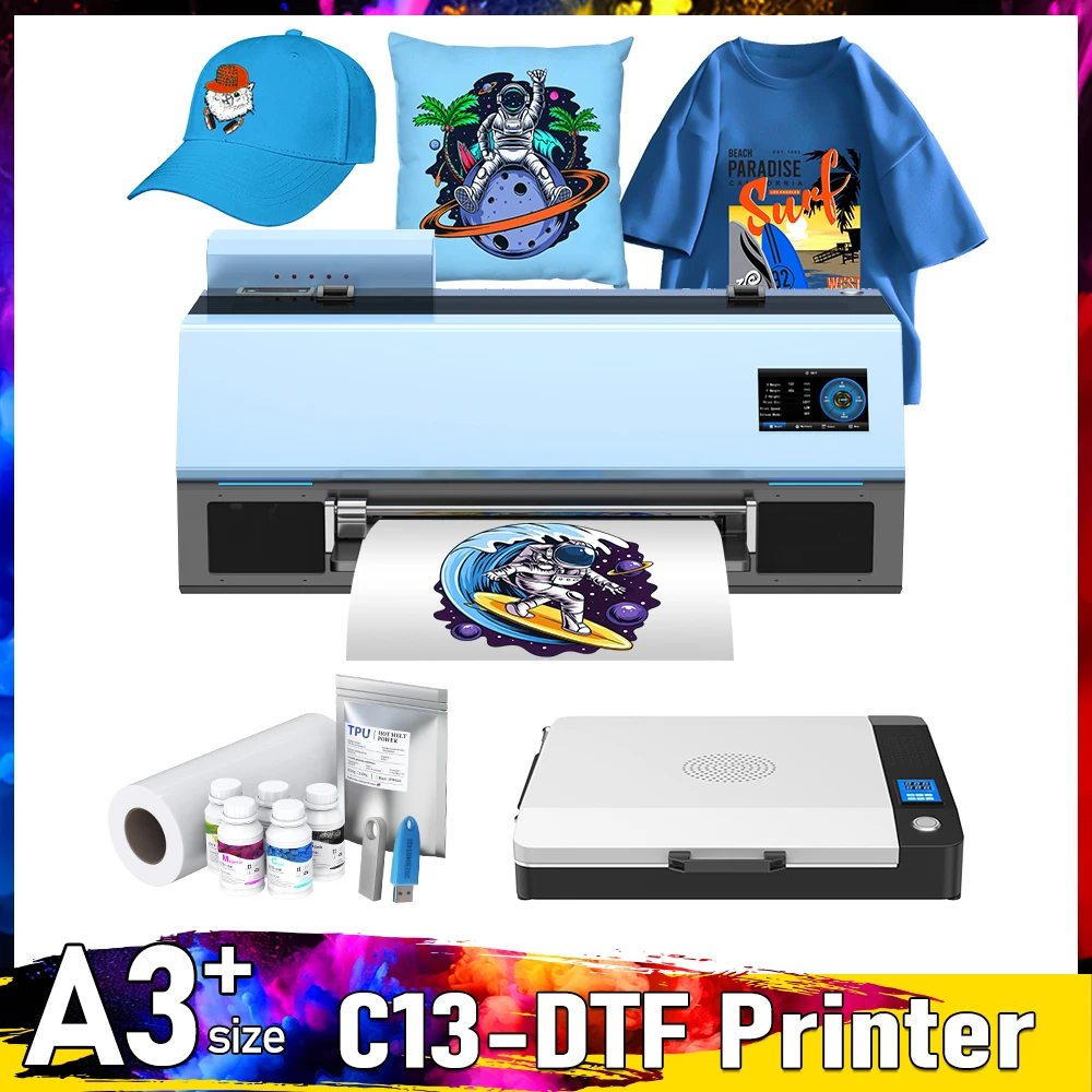 

Принтеры A3 DTF XP600 Impresora A3 Принтеры DTF Печатная машина для футболок с прямой передачей пленки для футболок Толстовки Джинсы