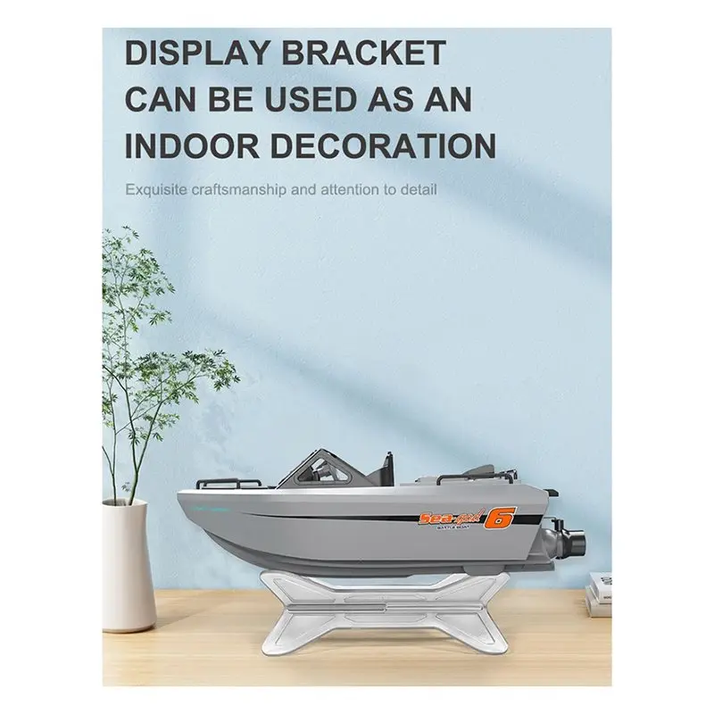 FBIL-Jet Propulsion High-Speed 1/12 Scale Rc Boat 2.4G Remote Control Brushless Go-Kart Racing Model Electric Speedboat Grey