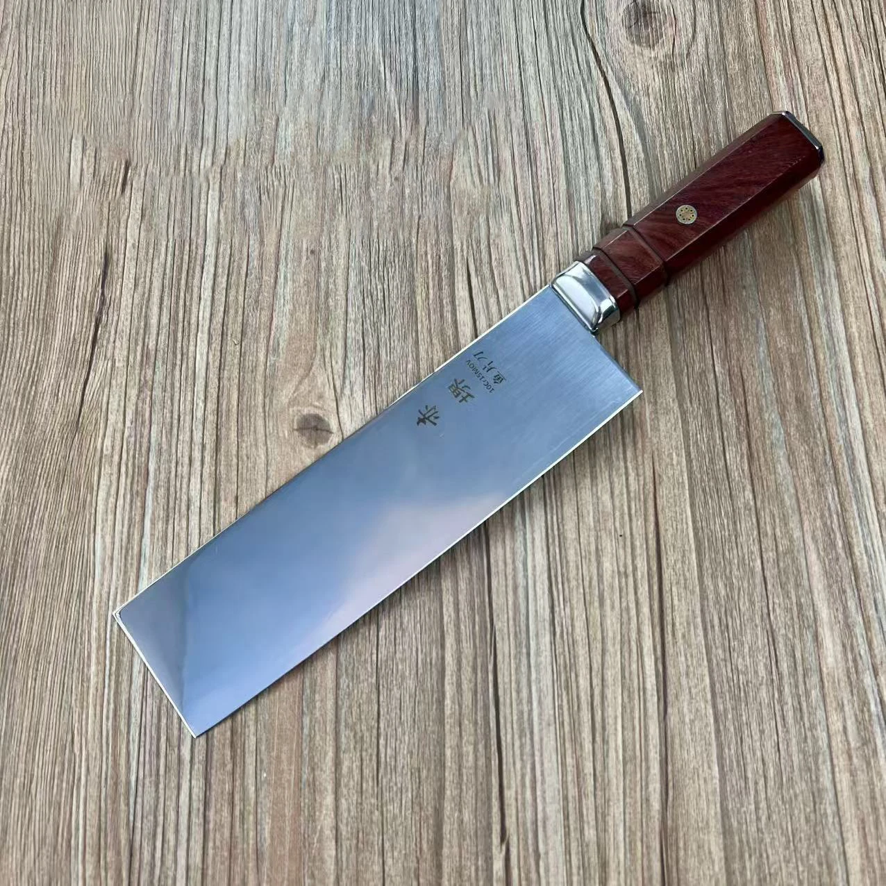 8.3 Inch Duck Slicing Knife 10Cr15Mov Steel Blade Chef Slicing Vegetables Cleaver Meat Professional Kitchen Knife Wood Handle