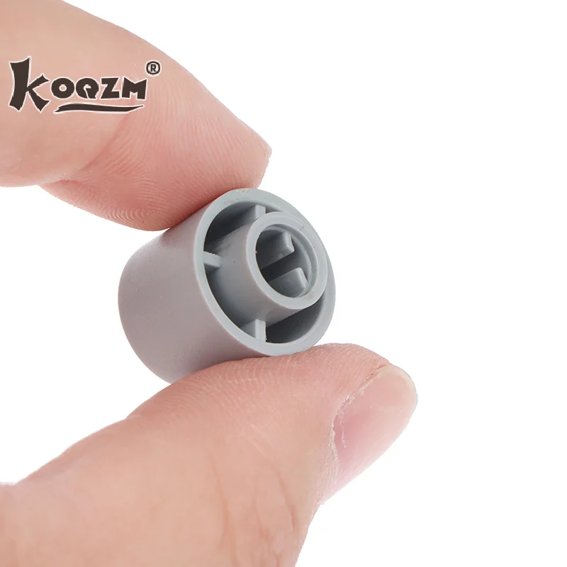 5Pcs Plastic Half Shaft Knob Diameter 15.8mm Height 17mm Potentiometer Encoder Knob D-Shaped Inner Hole 6mm