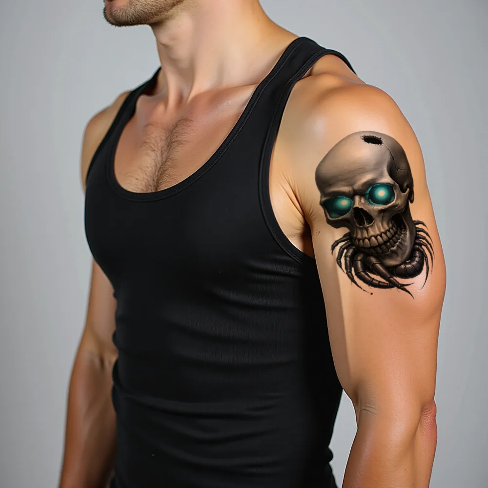 3 stuks tijdelijke tattoo insect kolibrie spin voor dijen armen mannen