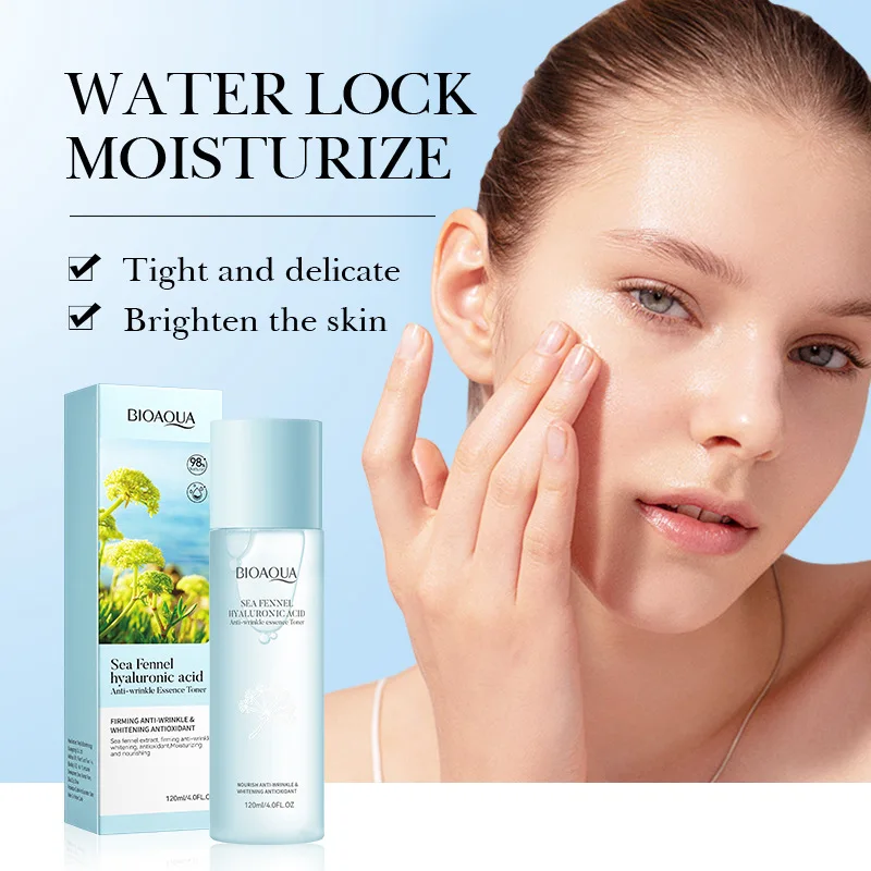 

BIOAOUA Sea Fennel & Hyaluronic Acid Set: Anti-Wrinkle Serum + Hydrating Toner & Lotion