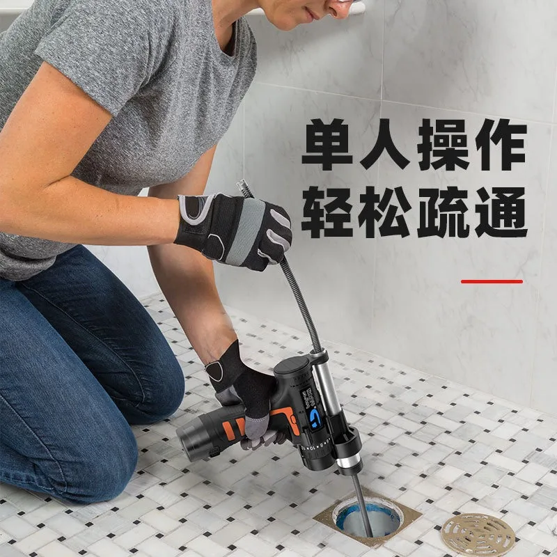 Pipe uncloggers, toilet, kitchen drain unclogging tools, electric unclogging machines