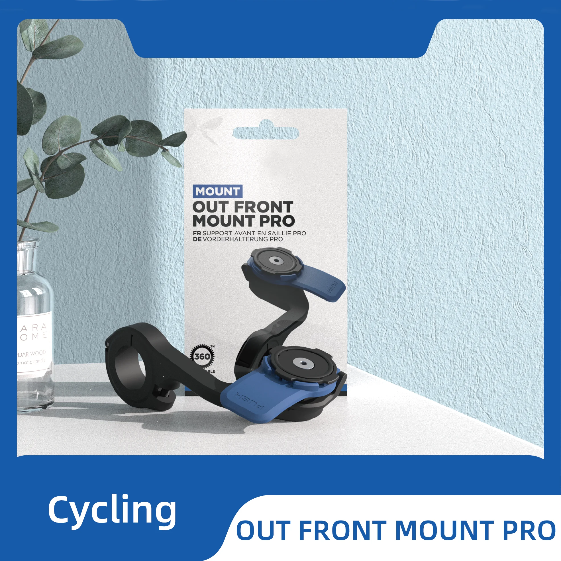 Cycling Handlebar Mount Out Front Mount PRO Mobile Holders CNC Aluminum Bike Phone Mounts