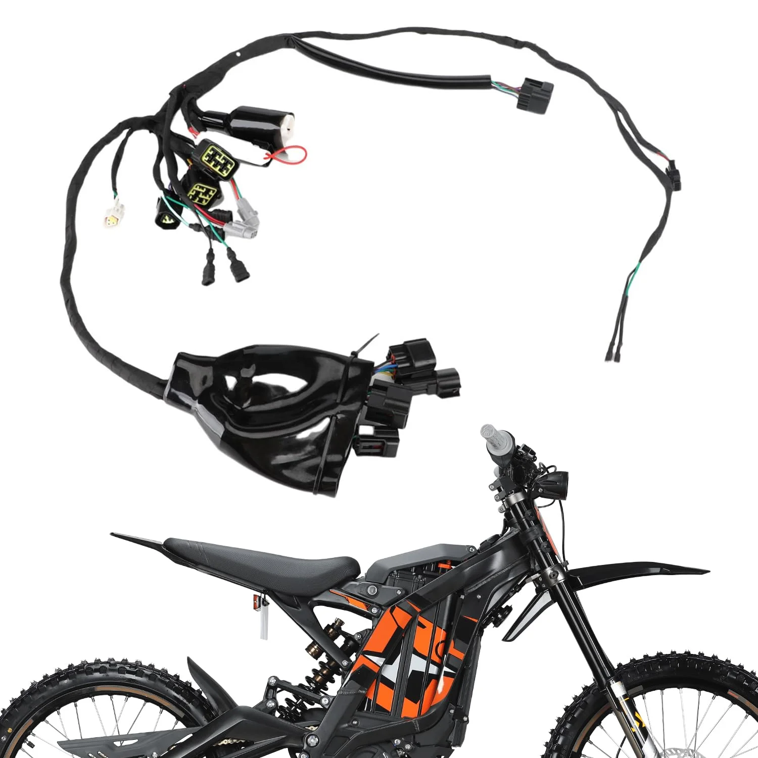 Do pojazdu SUR-RON Light Bee X S Główna linia zasilająca Linia połączeniowa Linia wykrywania usterek Dirtbike Off-Road SURRON Przełącznik powietrza — zdjęcie 4