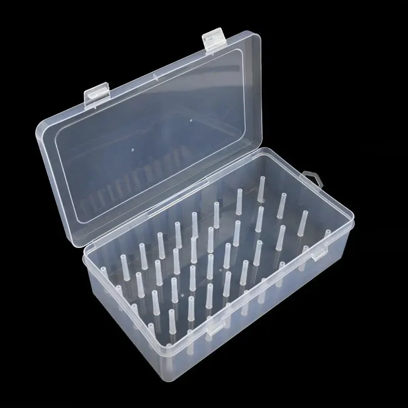 42 Axis Sewing Threads Storage Box Bobbin Carrying Case Container Holder Transparent Needle Wire Storage Organizer Sewing Reel