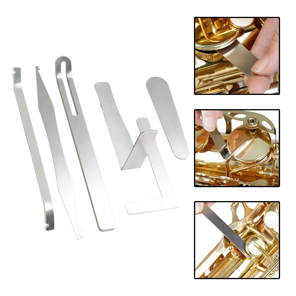 Repair Tools Saxophone Repair 10*15*3cm 103g Steel 6 PCS Repair Tools Set Sound Hole Repair Hot Sale Practical