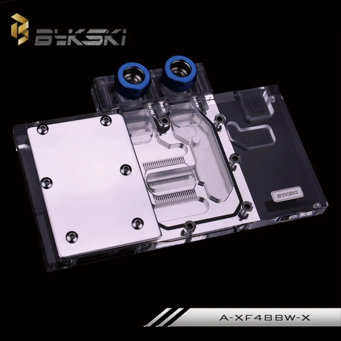 Bykski A-XF48BW-X وحدة معالجة الرسومات كتلة تبريد المياه لـ XFX GTS RX 480 580