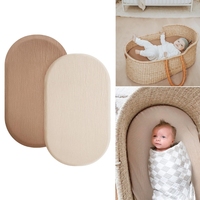 2Pcs/set Baby Fitted Bassinet Sheet Newborns Changing Pad Cover Breathable Fitted Sheets Cradles Mattress Cover A2UB