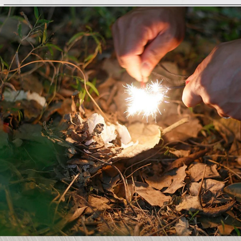 Mini Wilderness Survival Porta - Ferro Rod Striker 评论和价格
