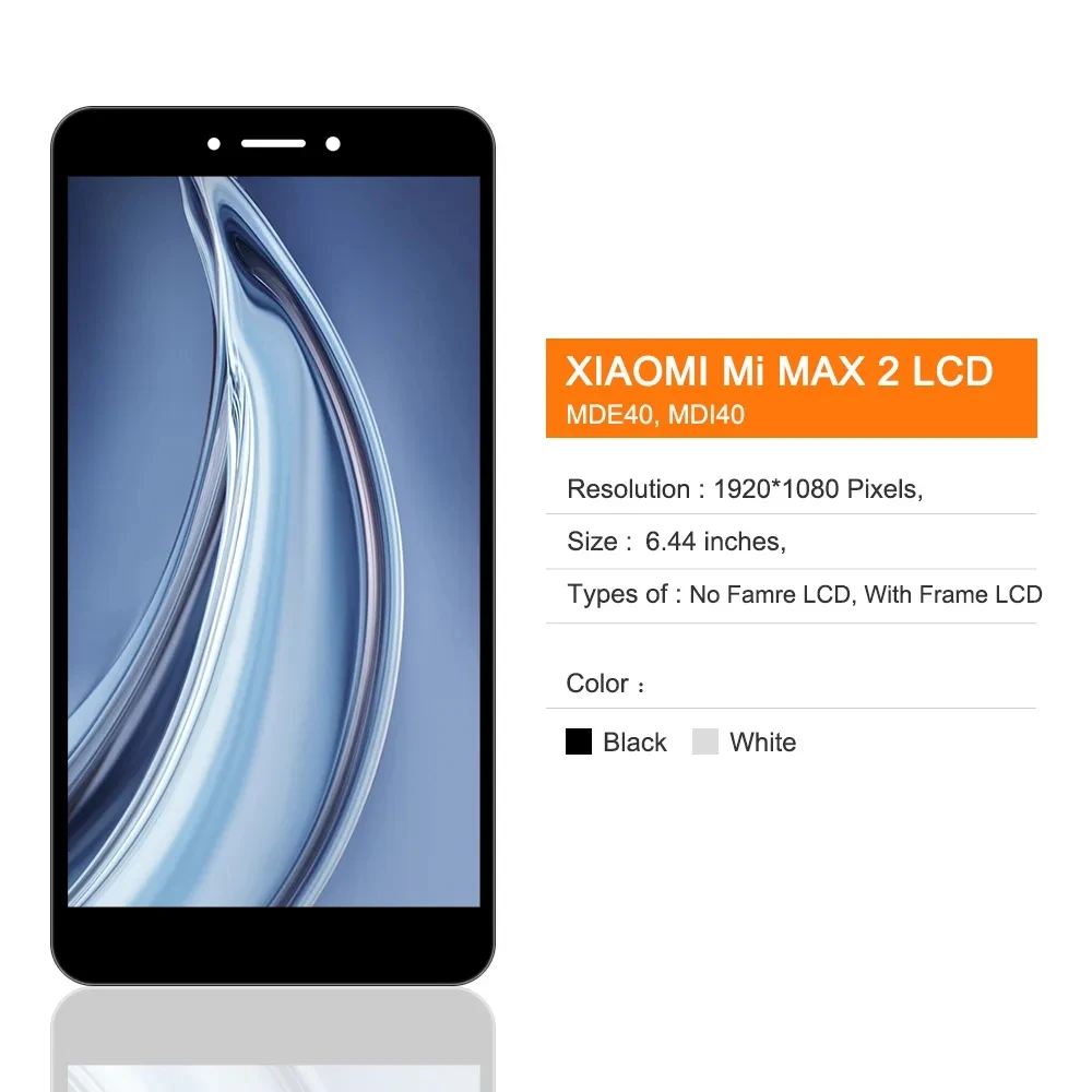 Imagem -02 - Substituição da Tela Sensível ao Toque com Moldura 100 Original Xiaomi mi Max Mde40 Mdi40 644