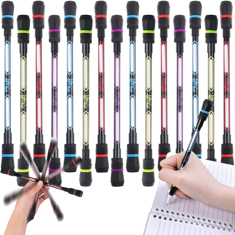 

2/4 шт. вращающаяся ручка для тренировки ловкости пальцев, инструмент для письма и рисования, канцелярские принадлежности для офиса и учебы, креативные канцелярские товары XJM