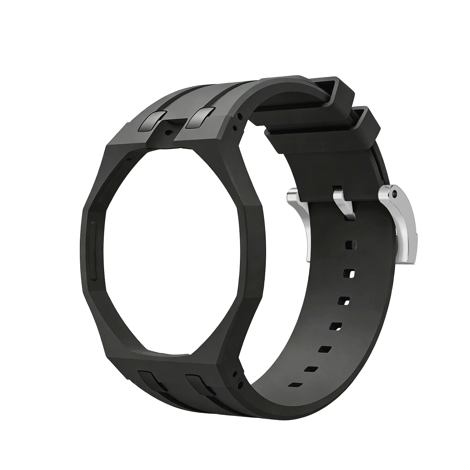 Ceramic Modification Kit For Swatch x AP Royal POP Biomaterials Watch Case Silicone Strap Pocket Changer To Wristwatch