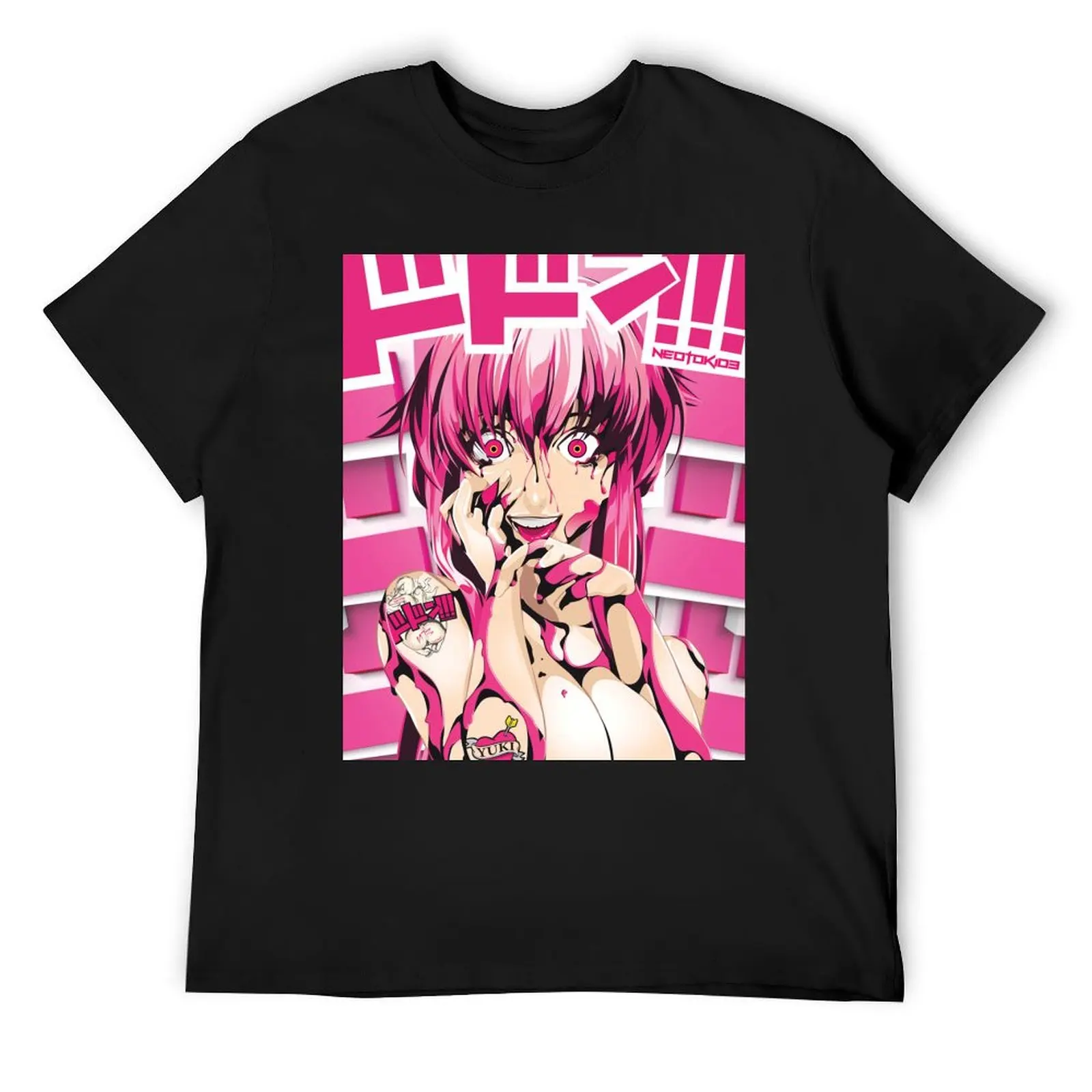 Kopie von Yuno Gasai – MY CRAZY YANDERE GIRLFRIEND ドドーン PNK T-Shirt