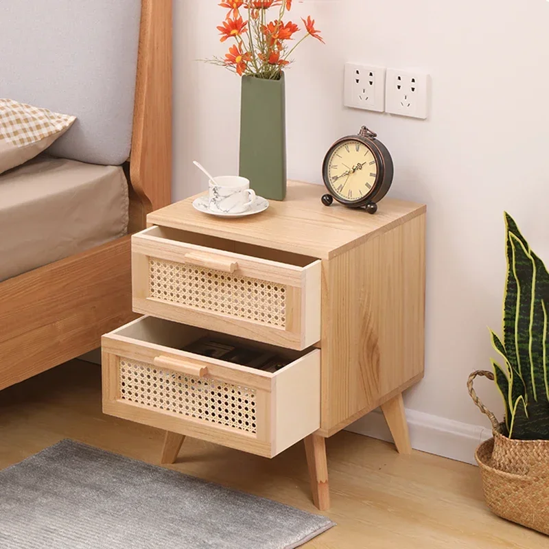 

Nordic Solid Wood Nightstands, Bedroom Bedside Table, Modern Simple Night Stands, Home Furniture Accessories,Side Tables Lockers