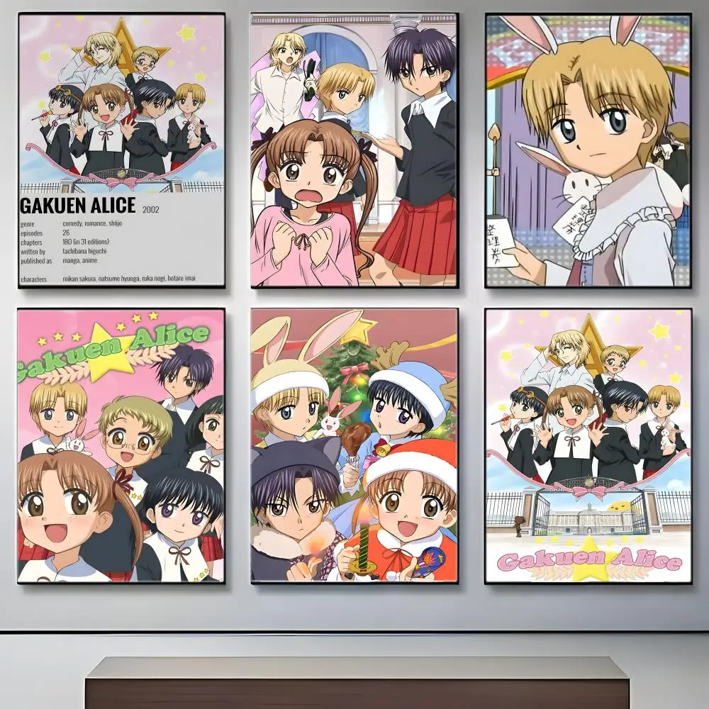 Magic School Anime G-Gakuen Alice Poster Crease Free Waterproof Durable All Space Wall Decor