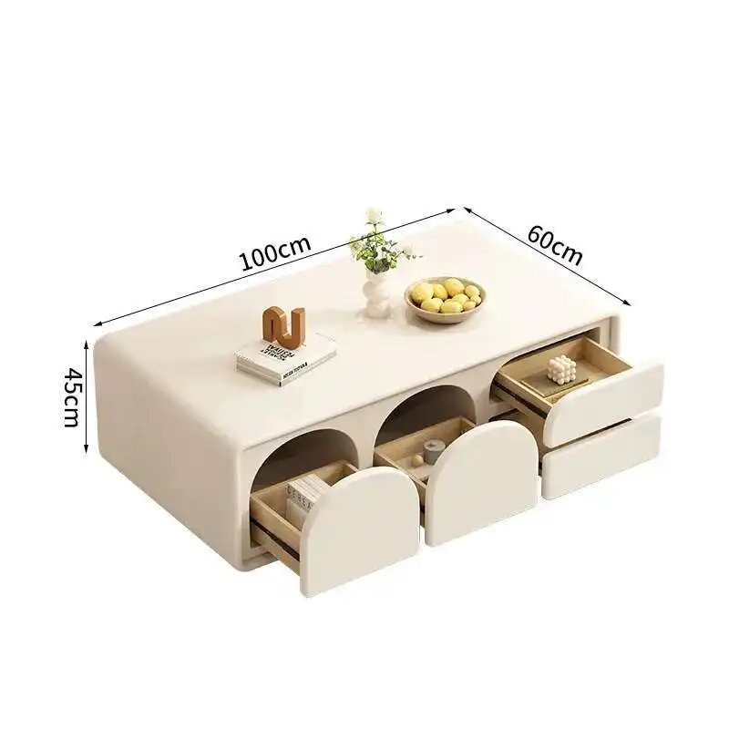 

Nordic Modern Coffee Tables Luxury Simple Square Glam Coffee Tables Minimalist Unique Table Basse De Salon Living Room Furniture