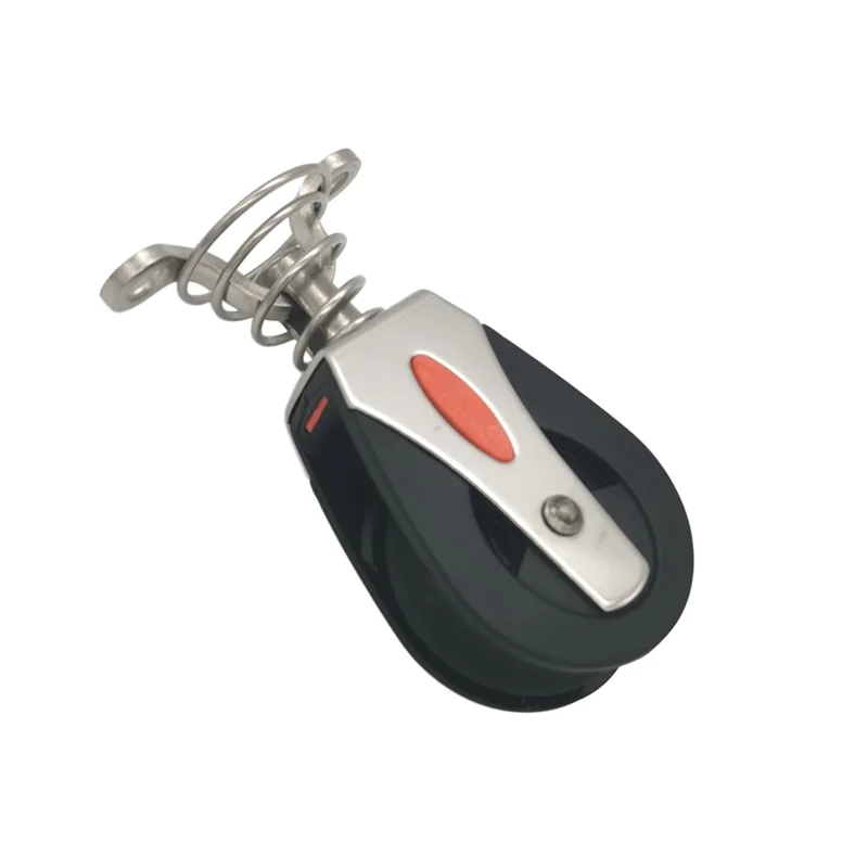SMIEA-polea giratoria de nailon de acero inoxidable, polea para cama de ejercicio, accesorios de aparejo de polea para velero marino