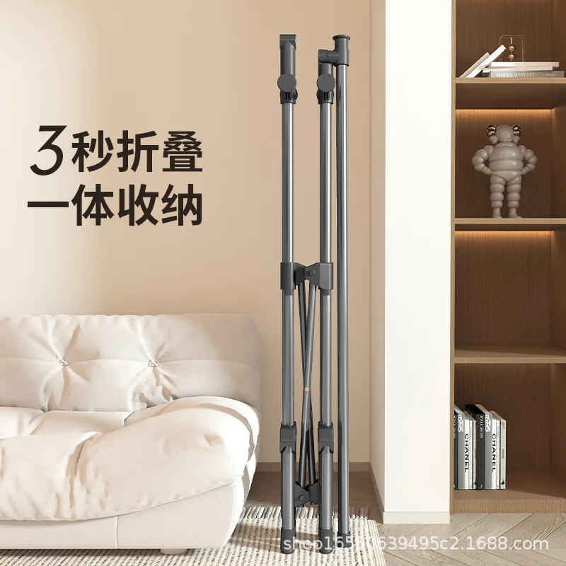 

Foldable Clothes Drying Rack Indoor Outdoor Space Saving Laundry Hanger for Home Balcony