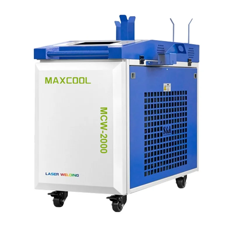 Maxcool 핸드헬드 레이저 클리닝 절단 및 용접기, 리튬 배터리용, 3 인 1, 1500W, 2kW