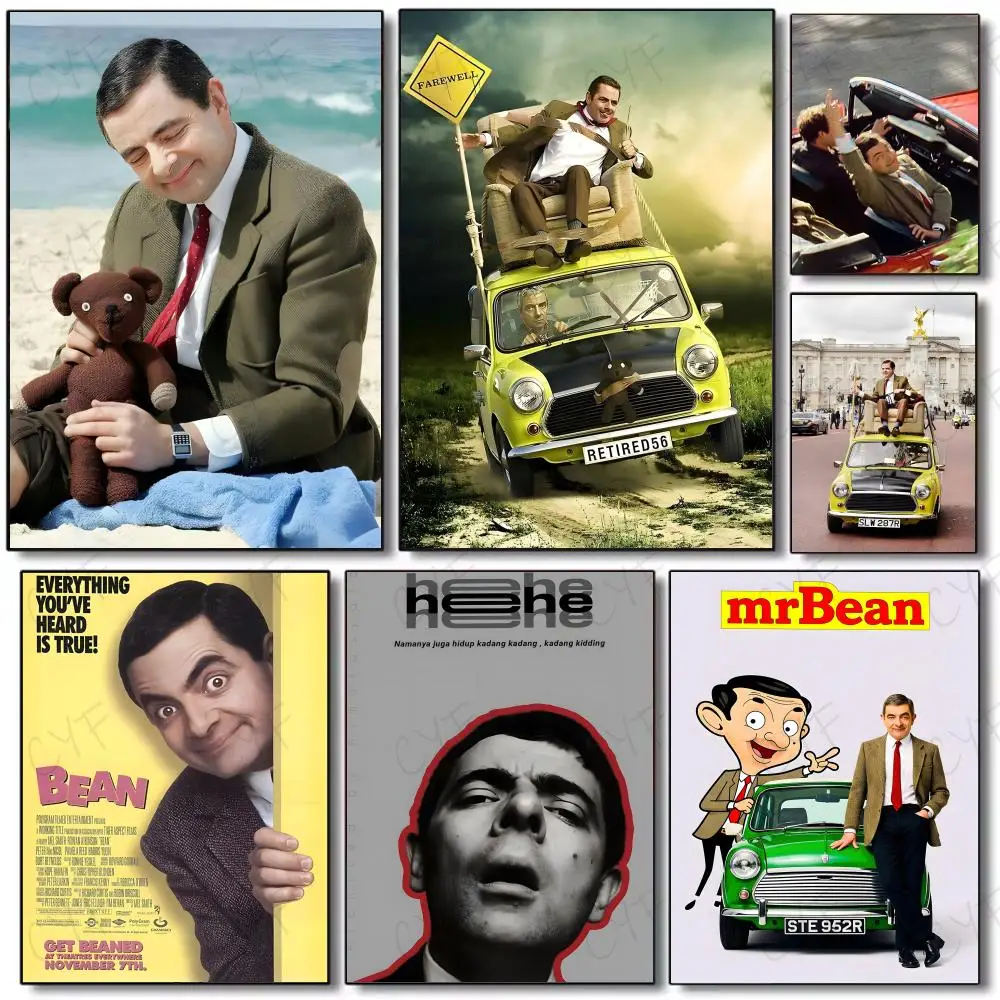 TVSeries Comedy Mr. B-Bean Poster Poster Painting Wall Art Mural for Living Room Home Decor and Gifts