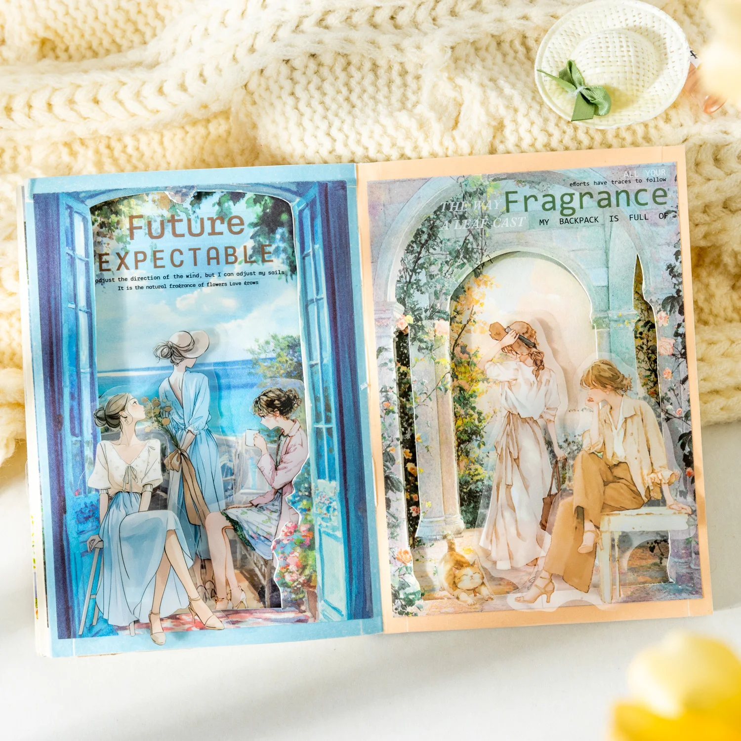 20 Sheets Chill Vibe Aesthetic Character Fashion Daily Life Sticker Pack for Scrapbook Journal DIY Collage Photo Frame Decor