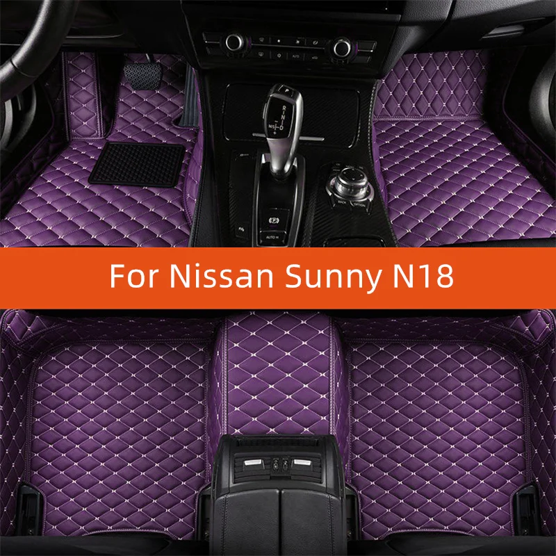 

Custom Leather Car Floor Mat For Nissan Sunny N18 2020 2021 2022 2023 2024 2025 2026 2027 Car Mat Interior Accessories