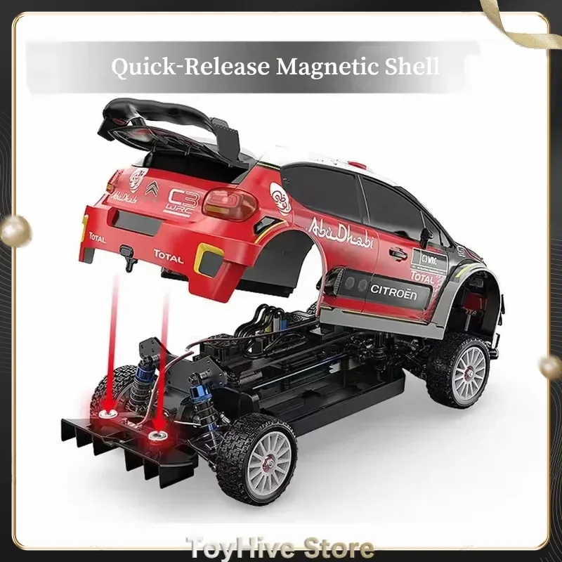 【Op voorraad】MJX 10303 Hyper Go 1/10 Rc Auto Citroen C3 Endurance Race Simulatie van High-Speed 4wd Drift Car Klimwagen