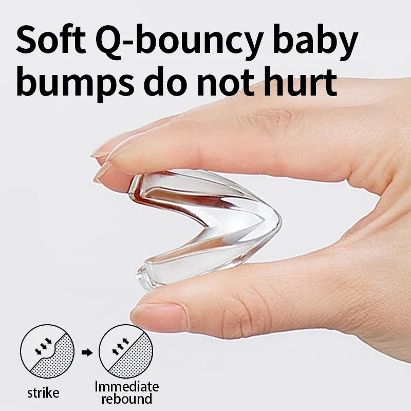 Anti-Collision Corner Guard Children'S Table Edging Soft Silicone Protection Transparent Safety Edge Furniture Accessories Soft