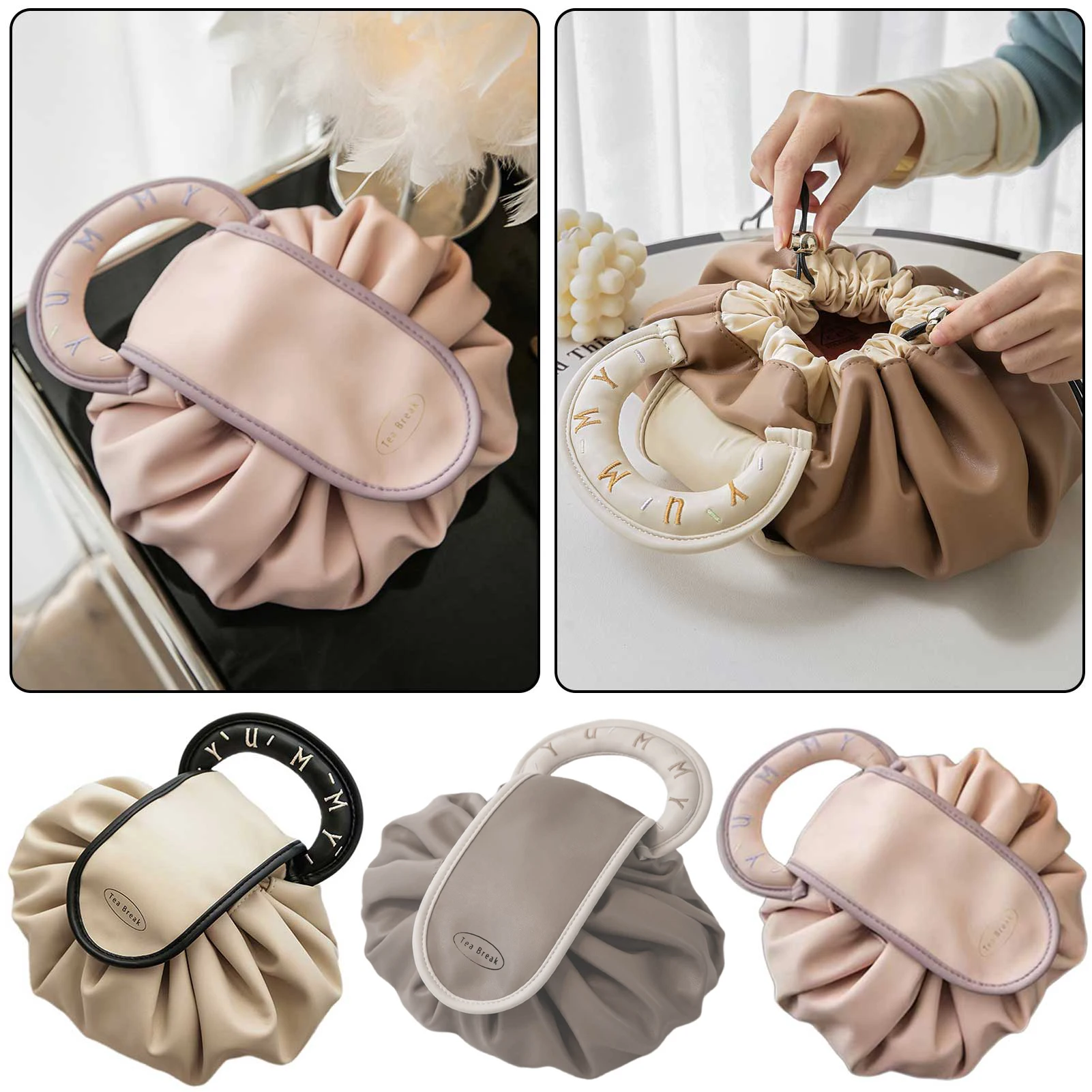 High-End Makeup Bag, Toiletry Bag, Large-Capacity Waterproof Portable Storage Bag, High-End Light Luxury Travel Bag