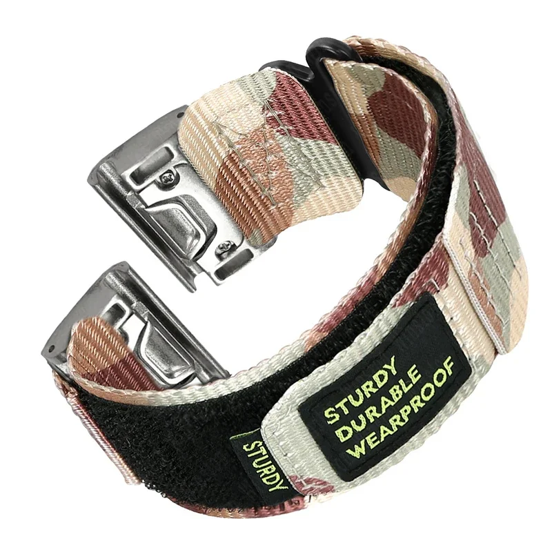 Cinturino rapido in nylon per Garmin Watch Instinct 2X Tactics Strap Fenix 6X Pro 5X Plus 7X 26mm 22mm Bracciale sportivo di ricambio
