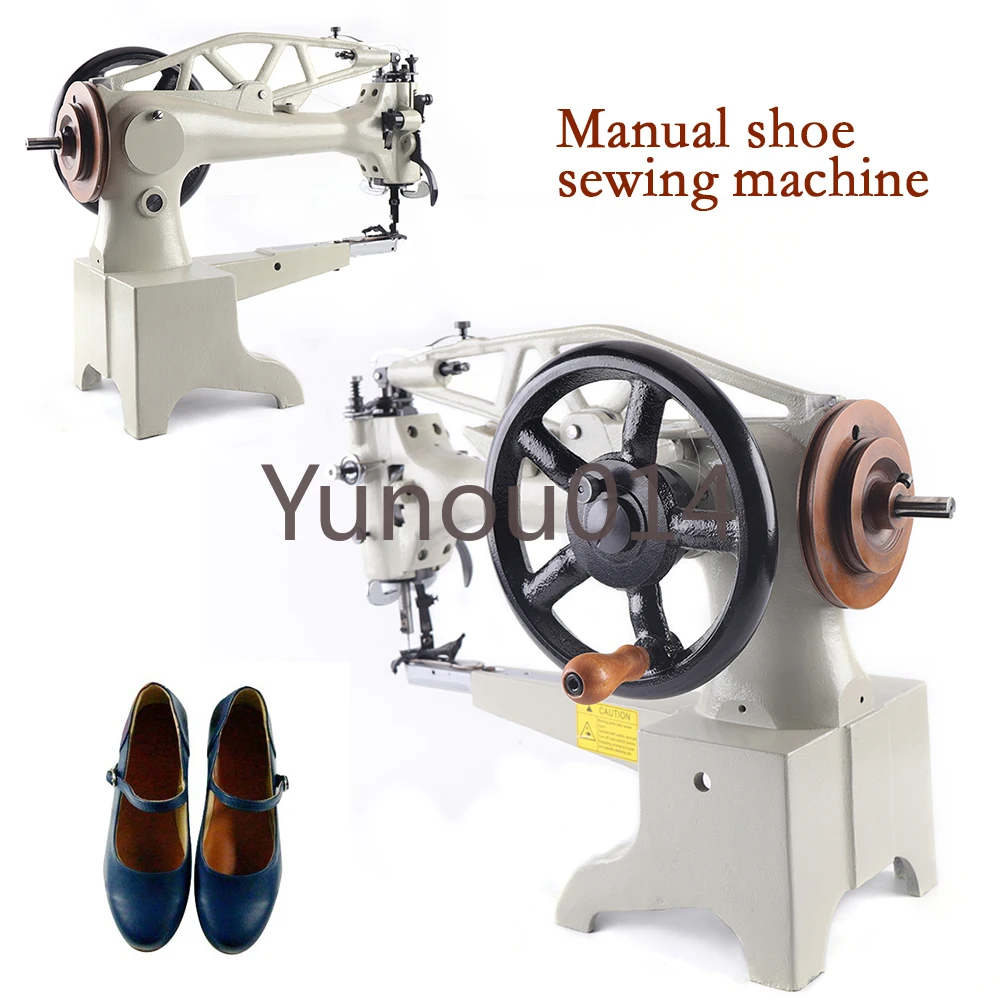 Repair Leather Industrial Sewing Machine, Shoes Repair, Patch Canvas Bag, Single Needle, Lockstitch Roller, Manual Crank, DIY