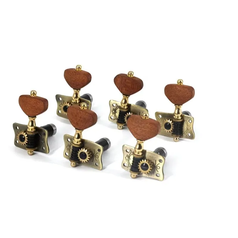 

Hooqu Guitar Tuning Peg Tuners Wood Head Guitar Instrument Accessories String Knob