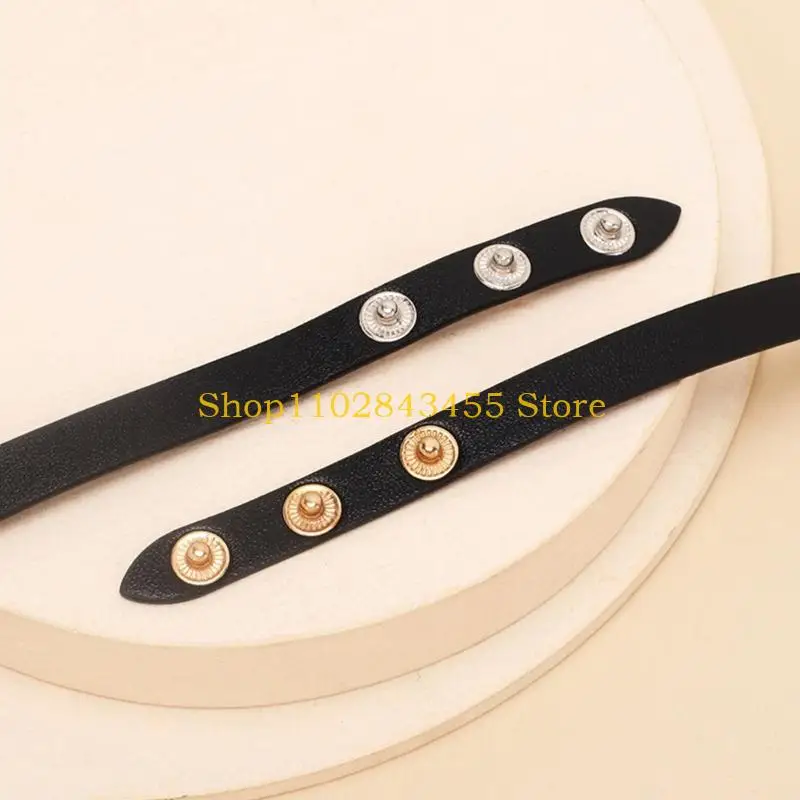 49mc Chuỗi chân gothic chân gothic Garter Belt PU Da sát đùi đàn hồi sexy Chain Chain Chain Nightclub Bữa tiệc cho phụ nữ