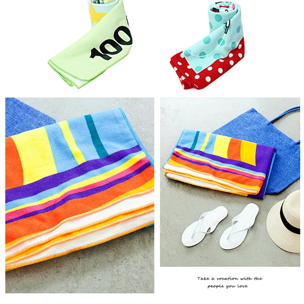 Benutzerdefiniertes Foto-Strandtuch, Familien-Haustier-Foto, personalisierbar, leicht, Mikrofaser, Outdoor-Schwimmgeschenke, schnell trocknendes Badetuch – Detail 8