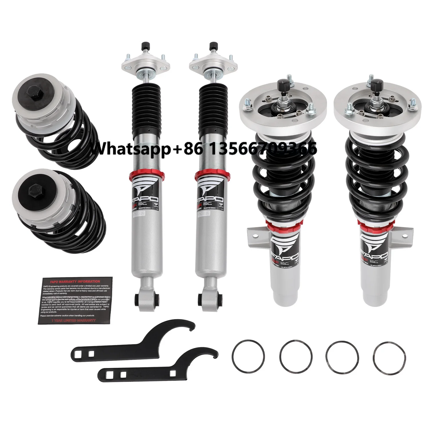 

Hot Sale FAPO PF006120 BWM Height Adjustable Mono-tube Coilover Shock Absorber for3 Series E46 (Non-M) 1997-2006