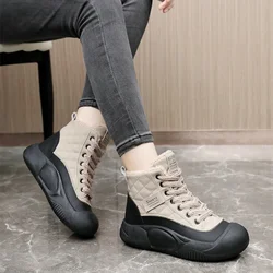 Winter Shoes for Women Fashion Designer Warm Ankle Boot Female Casual Sports Skateboard Sneaker Footwear Padded Shoes Zapatillas