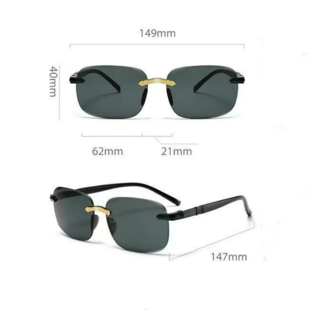 

Uv400 Protective Eyewear Uv400 Modern Frameless Eyewear Outdoor Cycling Goggles Minimalist Rimless Sunglasses For Outdoor City