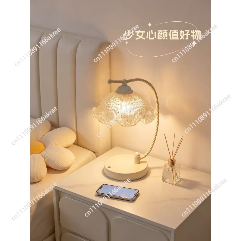 for Charging desk lamp Bedroom bedside lamp Children's room Household high-value cute small desk lamp gift