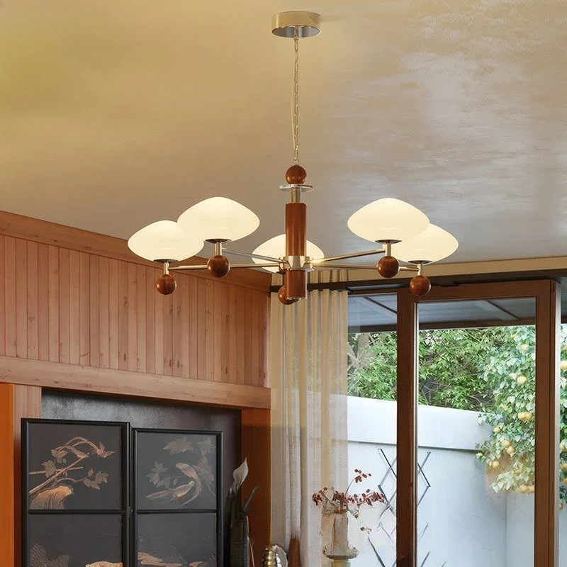 2025 ضوء أبيض جديد ثريا غرفة المعيشة الفرنسية العتيقة الضوء الرئيسي الصيني الجديد #1