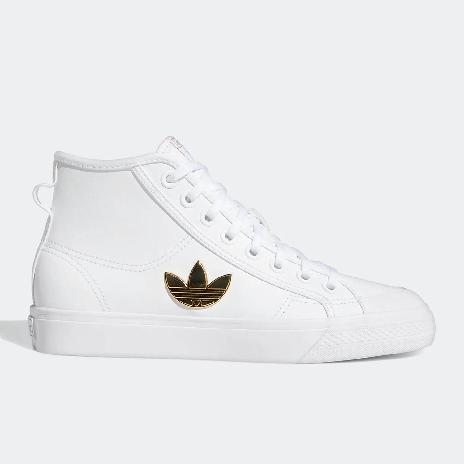 

Женские высокие парусиновые туфли Adidas из натуральной клевера Nizza H01134