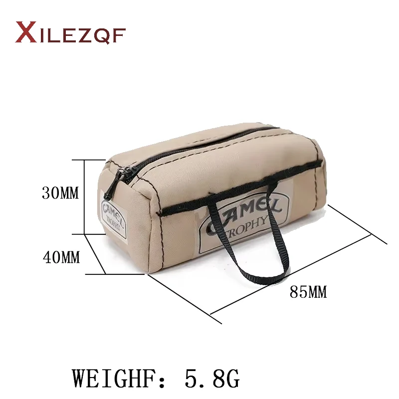 XILEZQF Simulation Mini Luggage Bag Handbag for 1/10 Traxxas TRX-4 Axial SCX10 RC4WD D90 90046 RC Crawler Decoration