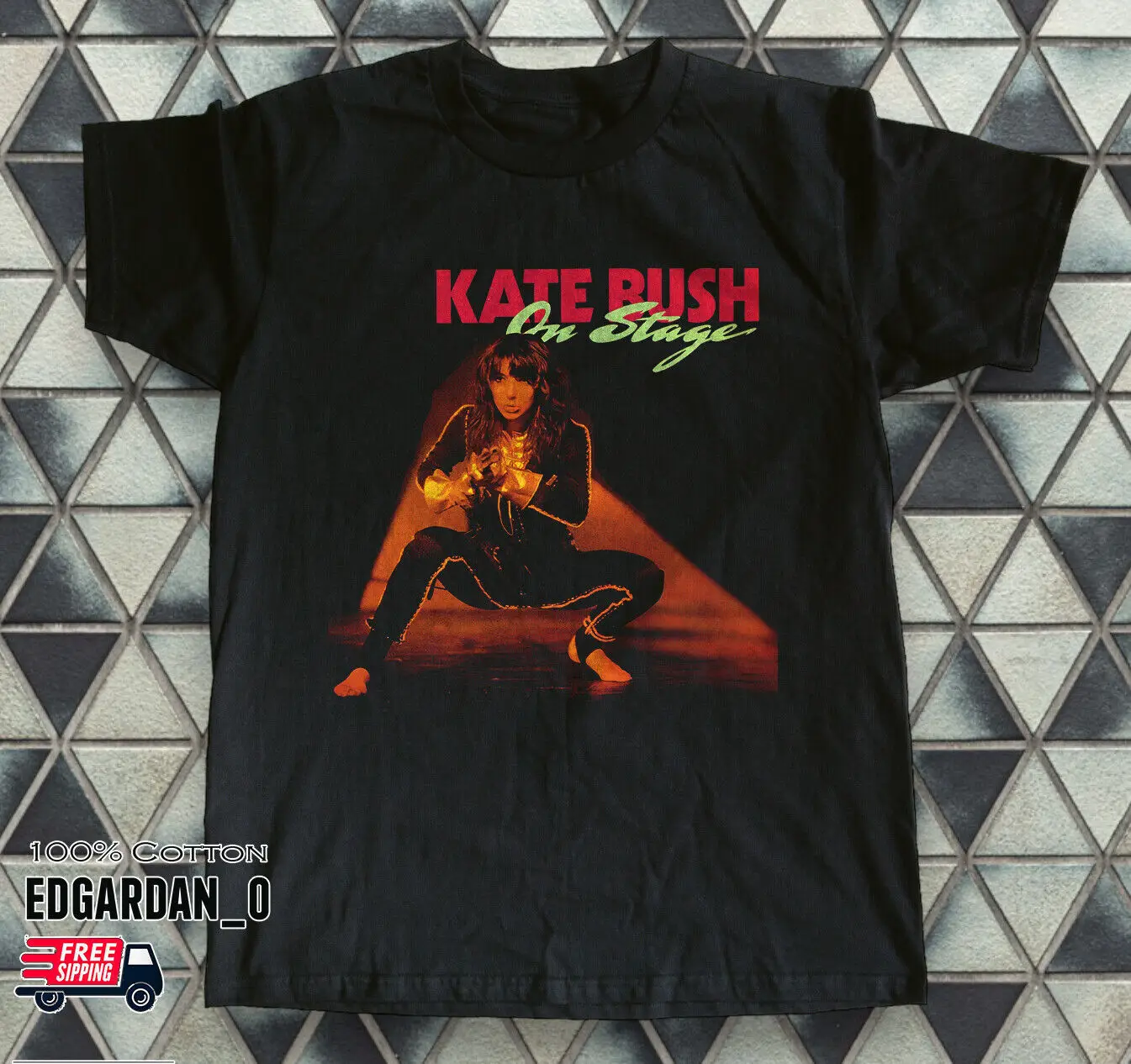 

Kate Bush на сцене, альбом, футболка, Rock Music S-5XL