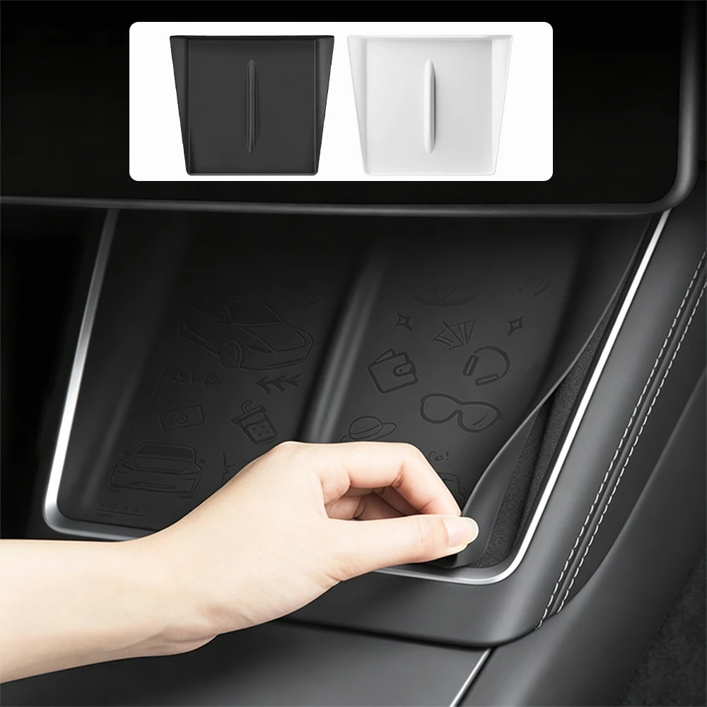 For Tesla Model 3 Highland Model Y Juniper Launch Silicone Wireless Phone Charging Pad Central Control Charger Protector Pad